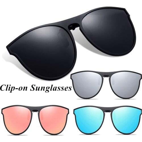 Unisex Polarized Clip-on Sunglasses Unisex Anti-Glare Driving Glasses Flip Up Prescription Glasses Anti-reflective Eyeglasses
