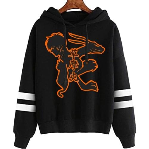 2021 Hot Fruits Baske Print Pullovers Men Women Sportswear Personality Souma Kyo Loog Sleeve Hoodie Sweatshirt Unisex Top