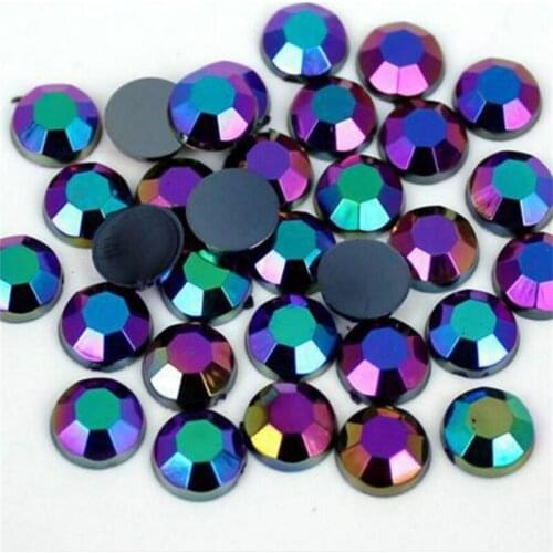 1.5MM 10000PCS DIY Bling AB Color Round Shape Acrylic Rhinestones Flatback Acrylic Stones no Glue for Hand Craft Arts Decoration