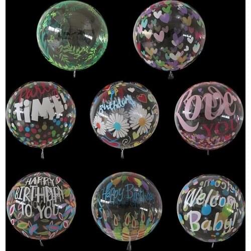 10/20/50pcs Transparent Globes Clear Balloon Helium Bobo Balloons Wedding Birthday Baby Shower Decoration Bubble Supplies
