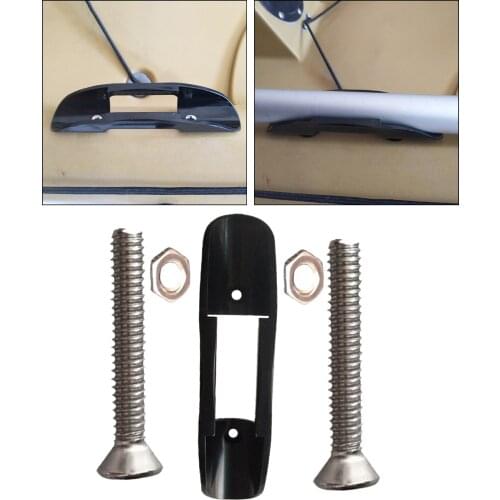 2Pieces Kayak Paddle Holder Clips (Including Screws) Deck Mounted Universal Kayak Paddle Clips Strong & Durable