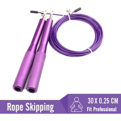30 CM Personal Jump Rope For Women Fitness Ultra-speed Skipping Rope With Speed Bearings Steel Wire Skip For Dropshipping