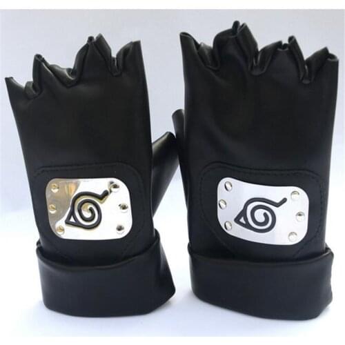 Anime Naruto Hatake Kakashi Gloves Cosplay Costumes Accessories Kakashi Mittens Anime apparel Around Props