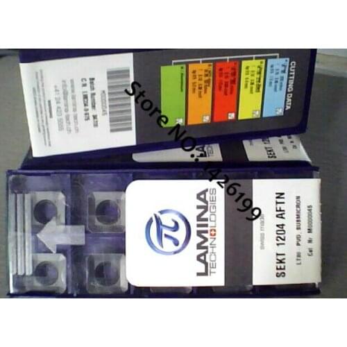 Free shipping 10pcs Lamina SEKT1204 AFTN LT30 cutter cutting tool for CNC