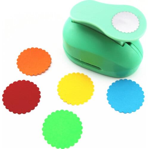 Free ship flower furador 2'' 5cm diy paper cut Eva Foam Maker puncher scrapbooking labor saving for kid hole punch paper cutter