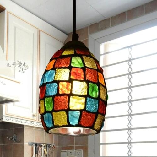 2G23D European Garden creative modern chandelier lamp LED bar entrance corridor balcony pendant lamps