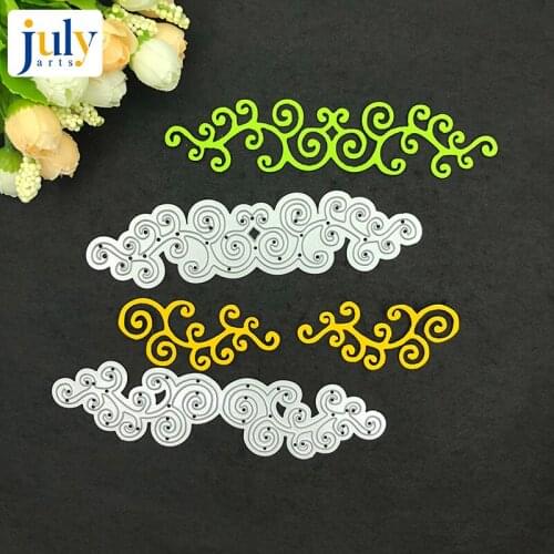 Julyarts 2PCS/SET Carbon Steel Die Cutting Metal for Scrapbooking new metal die cuts new arrivals
