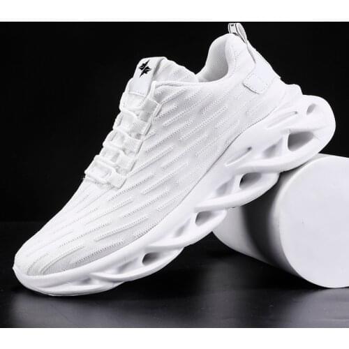 Men Fashion Sneakers Lightweight Shock-absorbing Running Mens Shoes White Black Red Beige Breathable Walking Zapatillas Hombre