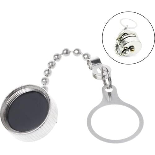 GX16 Aviation Connector Plug Cover Waterproof Dust Metal Cap Protective Sleeve K92F