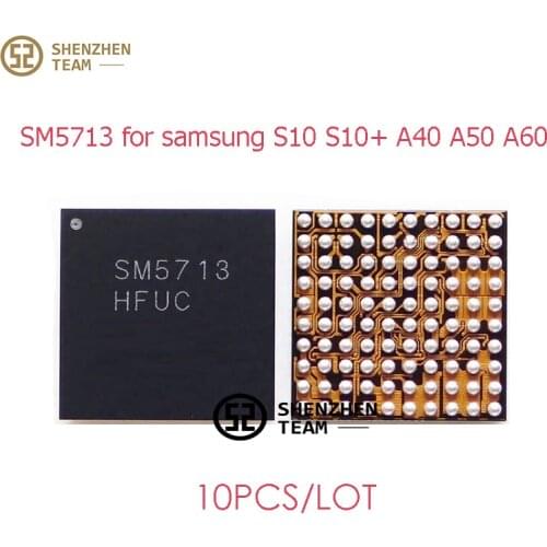 SZteam 10pcs/lot SM5713 Small Power IC Management Chip SM5713 PM IC PMIC for samsung S10 S10+ A40 A50 A60 Replacement Parts PMIC