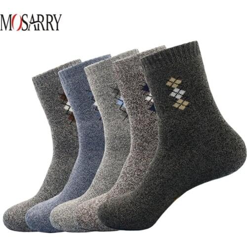 Mosarry Men's Knitted Socks