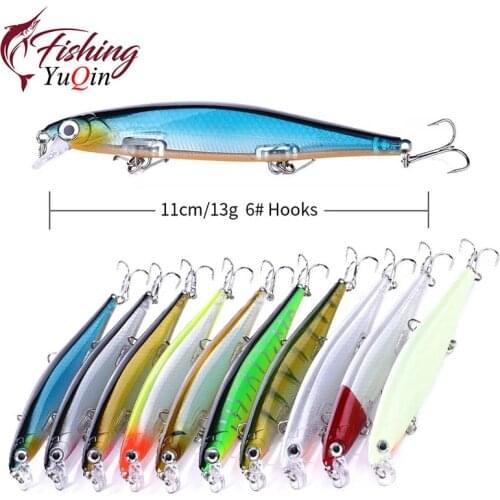 Minnow Fishing Lure 11cm 13g Sinking Wobblers Pesca Artificial Hard Bait 3 Hooks Crankbait Bass Carp Lures Fishing Tackle