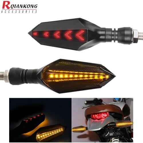 Universal Motorcycle 12V LED Turn Signal Lights Blinker Front Rear Lights For RC125 RC 8 690 Duke 990 Adventure SM T R SuperDuke