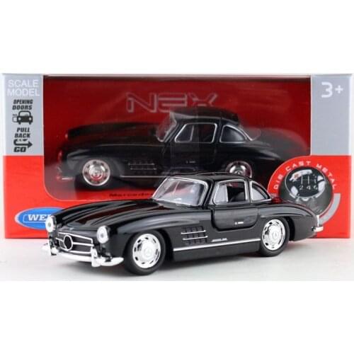 Welly/DieCast Metal Model/1:36 Scale/300SL Classical Toy Car/Pull Back Educational Collection/Gift/Gift For Children