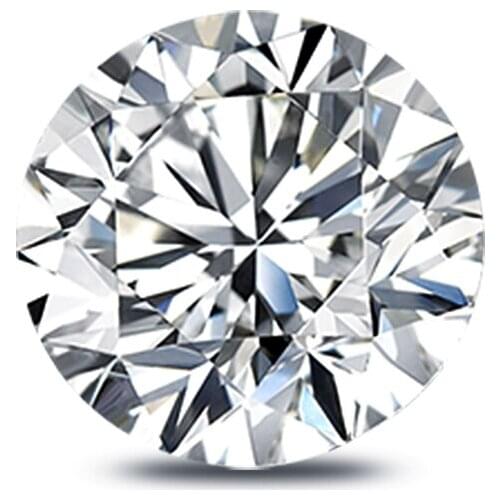 Zhanhao Jewelry Round Synthetic Diamond Moissanite Stones VVS VS D-L Color 5.0*5.0mm Loose Gemstone