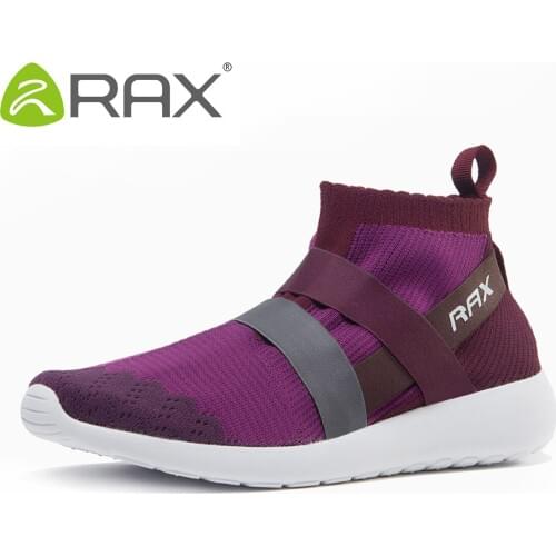 Women High Top Sock Running Shoes Lighweight Breathable Jogging Shoes Female Brand Comfortable Training Shoes B2818W