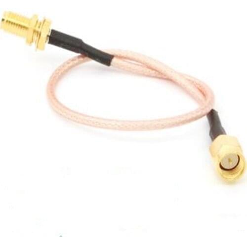 2pcs Wifi Antenna Extension Cable Line 20cm SMA Male To SMA Female Cable Connector