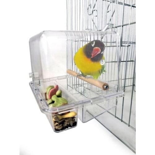 Practical Automatic Bird Feeding Equipment Pet Parrot Water Drinker Food Feeder Waterer For Aviary Cage Pet Birds Feeders
