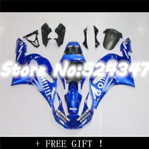 B Injection High grade ABS fairing kit for YZF-R6 1998-2002 black blue white YZF R6 bodywork fairings set 98 99 00 01 02