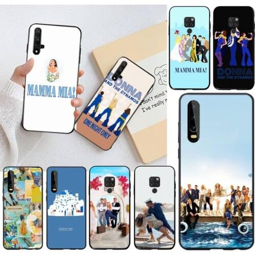 CUTEWANAN Mamma Mia black Phone Case Hull for Huawei P40 P30 P20 lite Pro Mate 30 20 Pro P Smart 2019 prime