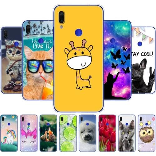Case for Xiaomi Mi Play Cover silicon back cover for MiPlay Case Pattern Cat Coque Bag on Xiaomi Mi Play Phone Cases bumper cute