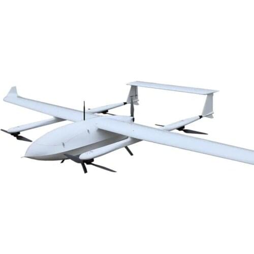 EVTOL Electric Vertical Take-Off and Landing UAV for survey can carry Lidar with 7 KGS for 1.5 hours endurance