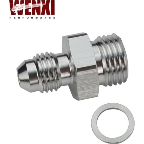 AN4-6AN Male To Straight Cut Male AN4-6AN Fittings Adaptor + Gasket WX-SL920-04-06-071