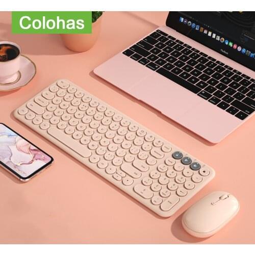 Bluetooth Keyboard Mouse Set Tripe-Mode 2.4G Wireless Gaming Keyboard Magic Mouse Combo For Macbook PC Gamer Laptop Keypad