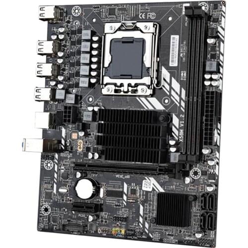 X58M 2.0 Computer Motherboard 1366-Pin Xeon CPU X5650 5670 Supports DDR3 ECC Memory Game Kit Motherboard