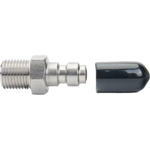 PCP Paintball Pneumatic Stainless Steel Quick Coupler 8mm M10x1 M8x1 Male Plug Adapter Fitting Air Airsoft Socket Connection