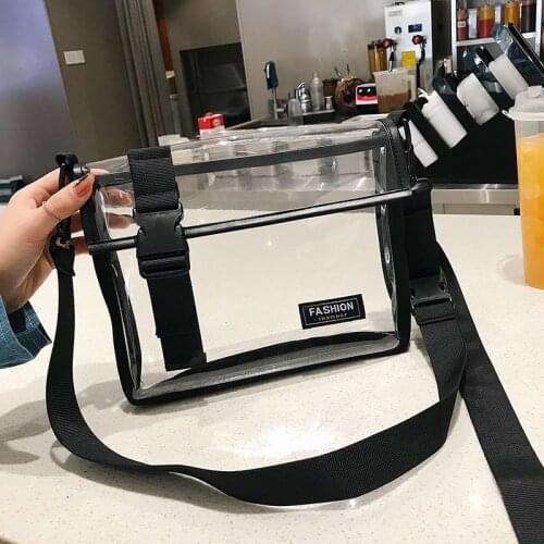 Messenger Bag Girls Fashion Transparent Street Personality Versatile Shoulder Messenger Bag