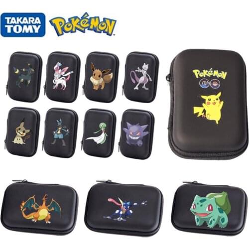 TOMY Pokemon 50pcs Capacity Gx VMAX TCG card storage bag Pokemones game Pokmon card storage box Top Loaded List Toys