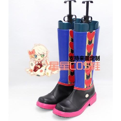 Tsukiuta Six Gravity Shiwasu Kakeru Adult Halloween Cosplay Shoes Boots X002