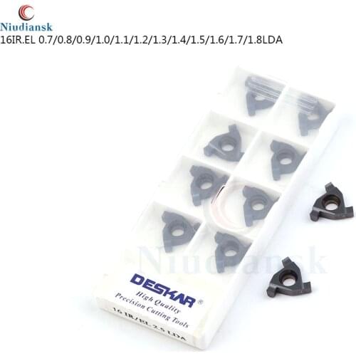 High quality 16IR.EL 0.7 0.8 0.9 1.0 1.1 1.2 1.3 1.4 1.5 1.5 1.6 1.71.8 LDA shallow groove carbide insert CNC lathe turning tool