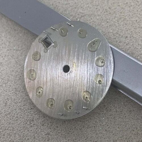 For NH35/4R36A Watch Movement Repair Part 28.5MM Green Luminous Watch Dial