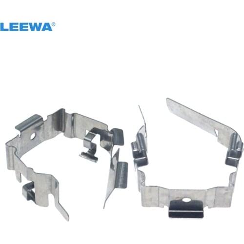 FEELDO 2pc Car Auto H1 LED Headlight Sokets Adaptor For Ford Focus 2019 High Lamp H1 Base Holder #CA6399