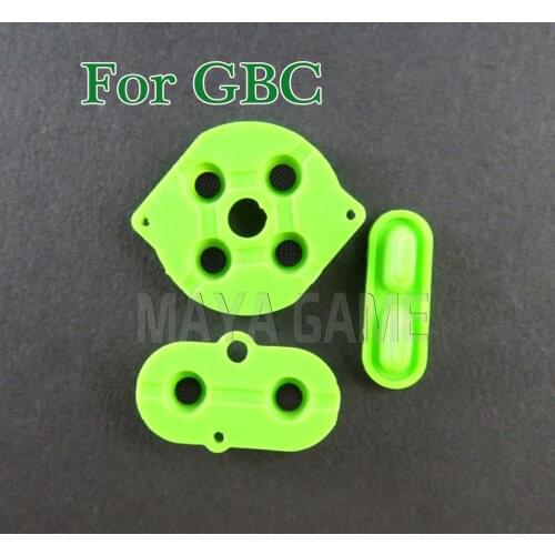 200sets For GBC replacement silicon conductive adhesive Buttons Rubber Silicone Pads Repair