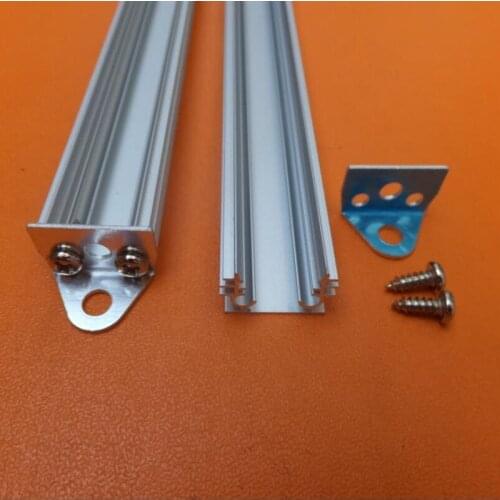 Free Shipping Manufacturing Quality Anodized LED Extrusion Aluminum Channel Profile with Opal Cover for LED Strip Lighitng