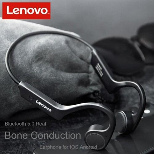 Lenovo X4 Bluetooth Earphone Bone Conduction Headphone Wireless IPX5 Waterproof Sweatproof Sport Stereo Neck Hanging Headset