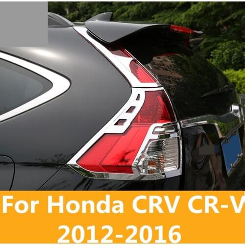 For Honda CRV CR-V 2012-2016 ABS electroplating front + rear taillight large shade box trim car styling Exterior Accessories