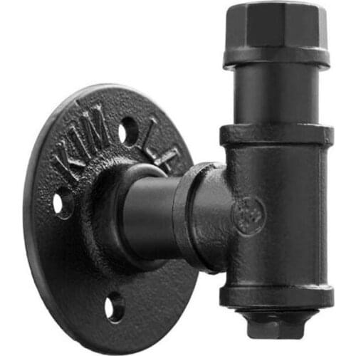 E7CD Vintage Bathroom Robe & Towel Wall Hooks for Hanging Rustic Style Industrial