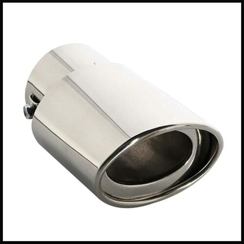 Tail Muffler Exhaust Tip Pipe Silver Car Accessories for Ford FG F-350 F-250 E-Series Crown BF 4-Trac Interceptor