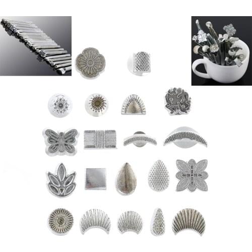 Metal Leather Working Saddle Making Tools Carving Leather Craft Stamps Leather craft Stamping Solid Metal Printinting tool