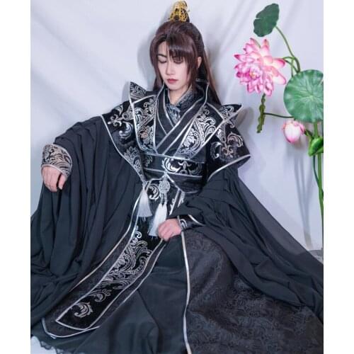 Anime MO DAO ZU SHI Song Lan Cosplay He Xuan Chang Geng Costume Sha Po Lang Tian Guan Ci Fu Character Hanfu Costume Full Set