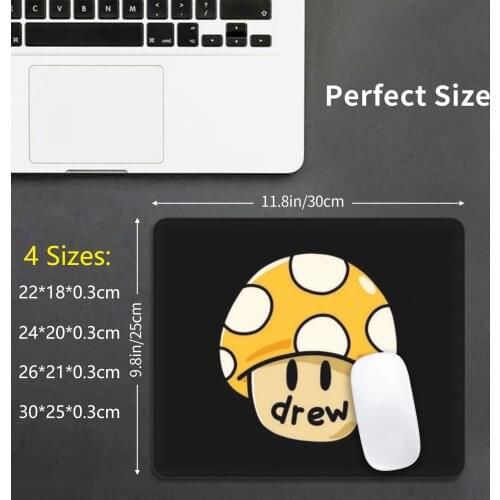 Funny Toys Christmas And Birthday Gift Mouse Pad 65 Drew Drew Justin Smile Yellow Bieber