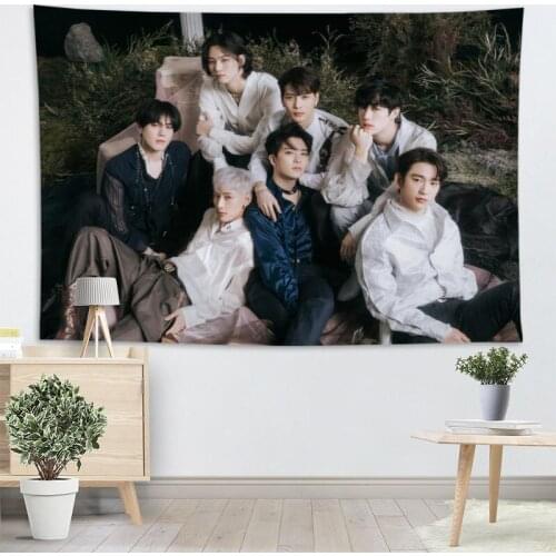 KPOP Got7 Tapestry Wall Hanging Decor Wall Cloth Tapestries Home Decoration Accessories Psychedelic Carpet Decorative 2.25