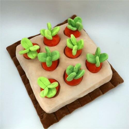 Creative Childrens Educational Toys Birthday Gift For Girls Fields Carrot Plush Toy Soft Stuffed Vegetables Plant Radish Doll