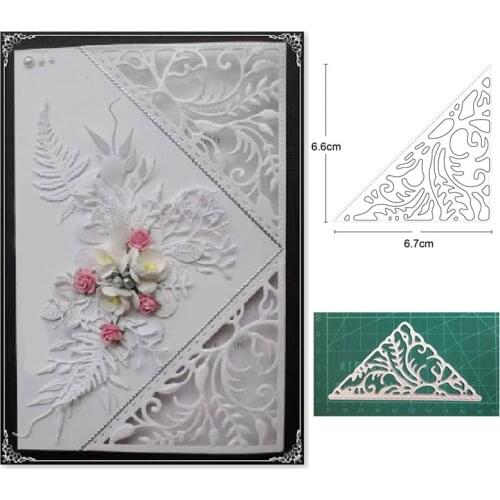 Lace Corner Frame Metal Cutting Dies Cut Die Mold Decoration Scrapbooking dies Paper Craft Knife Mould Blade Punch Stencils Dies