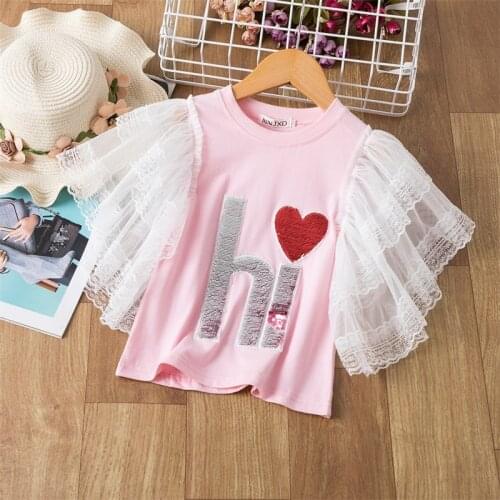Mingzekids Summer T-shirts For Girls