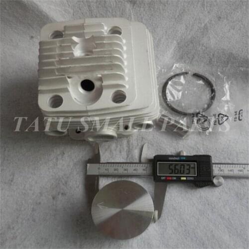 CYLINDER KIT NIKASIL PLATED FOR GEISMAR MTZ350 CONCRETE CUTOFF SAW ZYLINDER ASSY W/ PISTON RING PIN CLIPS ASSEMBLY